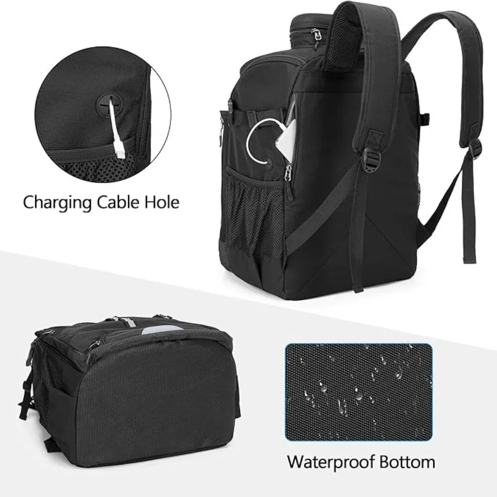 NEW! Large Heavy-Duty Backpack Top-Loading Duffel Bag for Sports/Hiking/Travel - Picture 2 of 11